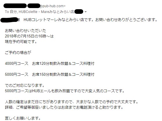 完全個人手配 Hubみなとみらい店で結婚式二次会パーティー 準備 当日の流れ